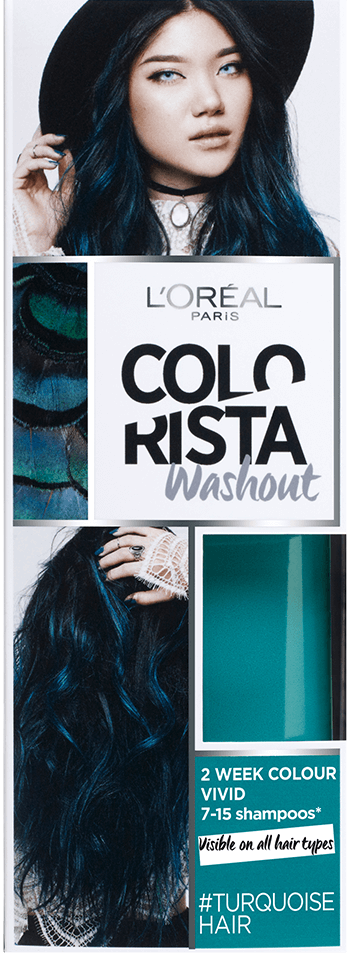 Colorista Washout Turquoise Semi-Permanent Hair Dye